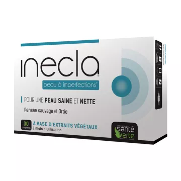 Santé Verte Inecla onzuivere huid 30 tabletten