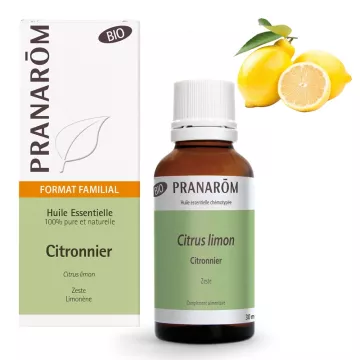 Óleo essencial de limoeiro orgânico PRANAROM