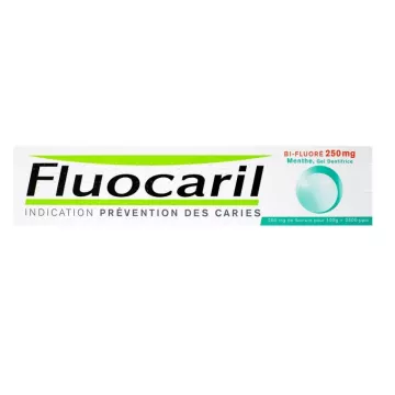 Fluocaril Bi-Fluoriertes 250 mg Minz-Zahnpasta-Gel 125 ml