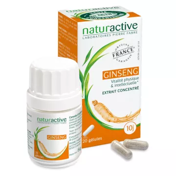 Ginseng NATURACTIVO 20 o 60 cápsulas