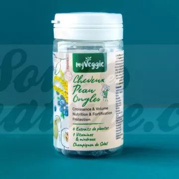 MyVeggie Cabello, Piel y Uñas 60 cápsulas 