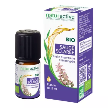 Naturactive Organic Chemotyped Sage Sclarée Óleo Essencial 5ml