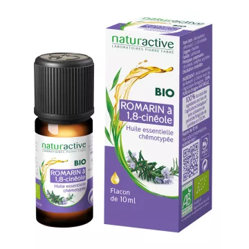 Naturactive Chemotyped Organic Essential Oil ROMARIN in 1.8 Cineole 10ml