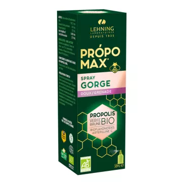 Propomax Zachte keelspray met Granaatappel en Biologische Propolis 30ml