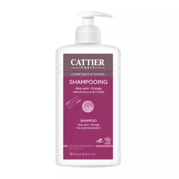 Cattier Shampoo für häufigen Gebrauch ohne Sulfate Bio-Feigenblatt 500 ml