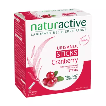 Urisanol Sticks Cranberry Stevia 28 Sticks