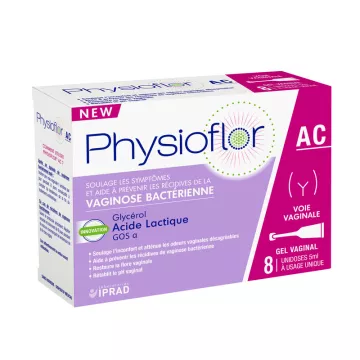Physioflor Ac gel acidificante de dose única vaginal 5 ml