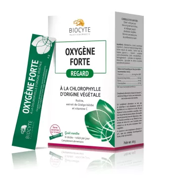 Biocyte Oxygene Forte LOOK klebt Minze