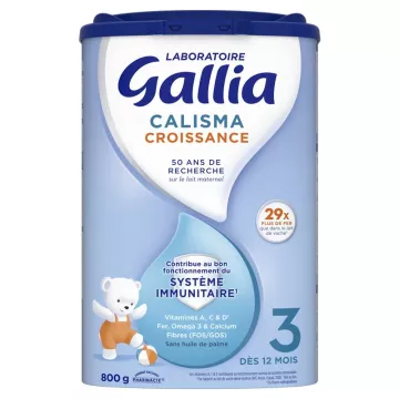 Gallia Calisma Croissance 3 Système Immunitaire Dès 12 Mois 800 g