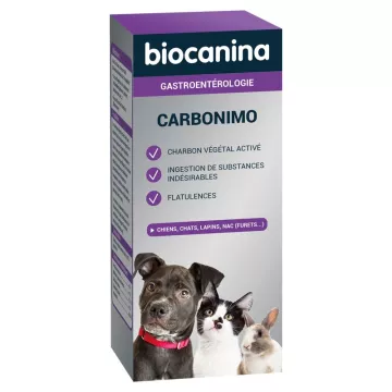 Biocanina Carbonimo Charbon actif pour animaux 100ml