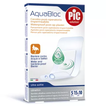 AQUABLOC DRESSING PIC resistentes à água 15cm x 10cm