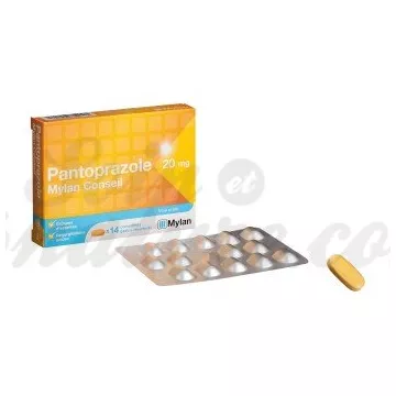 Pantoprazol 20 mg Reflujo ácido 14 comprimidos
