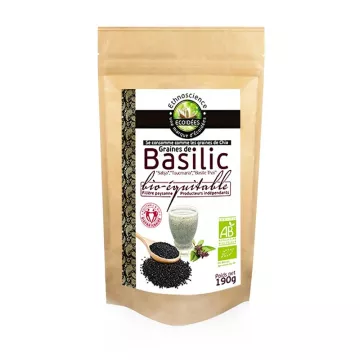 Organic Fair Trade Organic Basil Seeds 190g