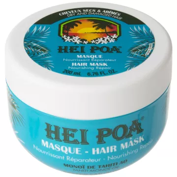 Hei Poa Masque Nourrissant Réparateur Cheveux 200ml