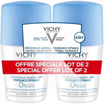Vichy Mineral 48h Deodorant Roll On Optimale tolerantie 50ml