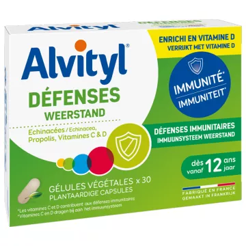 Alvityl Immune Defense 30 plantaardige capsules