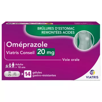 Mylan Viatris Conseil Omeprazol Acid Lift 20mg 14 cápsulas