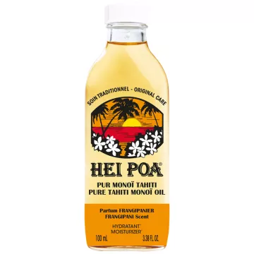 Hei Poa Pur Monoi de Tahiti Frangipani 100 ml
