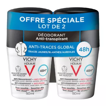 Vichy Homme Anti Trace Deodorant 48 uur