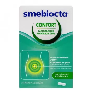 SMEBIOCTA Confort Lactobacillus Plantarum 299V 30 Gélules