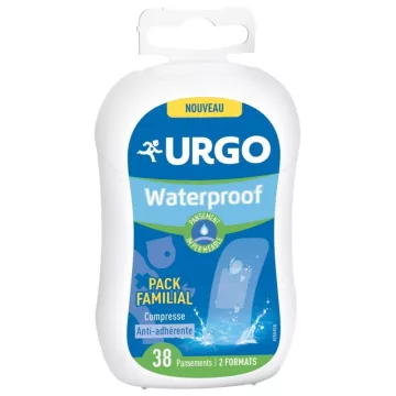 Pansement Urgo Waterproof Boite de 38 offre pack familial 