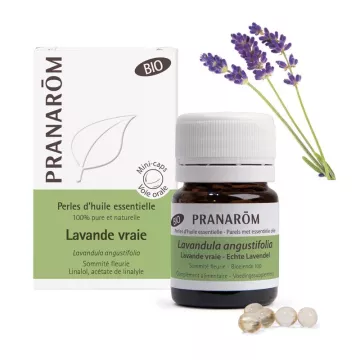 Pranarom Bio-Perlen aus ätherischem Lavendelöl