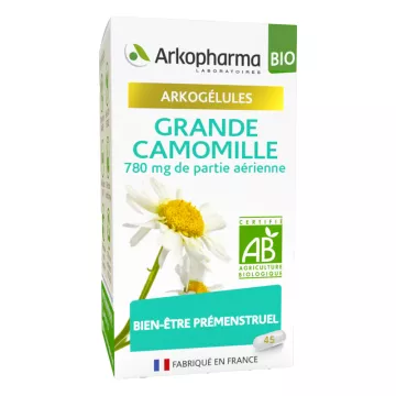 Arkogélules Grande Camomille Bien-Être Prémenstruel Bio 45 gélules