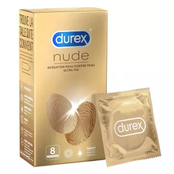 Durex Nude Ultra fins 8 préservatifs