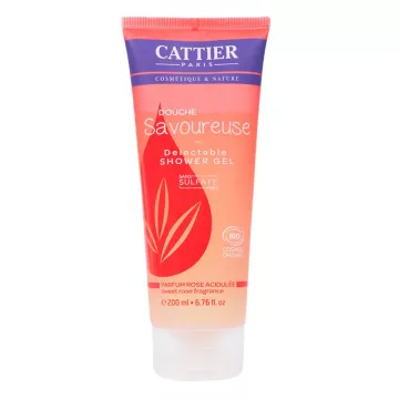 Cattier Shower Gel without Sulfate Rose 200ml