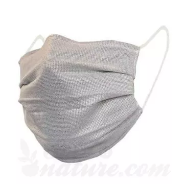 Anti-projection barrier mask in reusable fabric