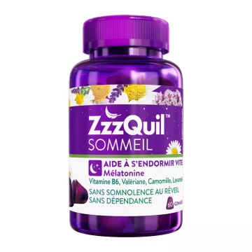 ZzzQuil Sleep Melatonin и витаминные жевательные резинки
