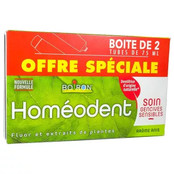 Pasta de dientes homeopática Homeodent Sensitive para el cuidado de las encías Boiron