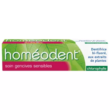 Homeodent creme dental homeopático para goma de mascar sensível Boiron