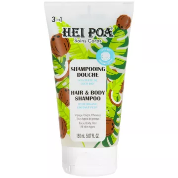 Champú de ducha Hei Poa con pulpa de coco 150ml