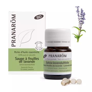 Pranarom Organic Essential Oil of Sage with Lavender Leaves