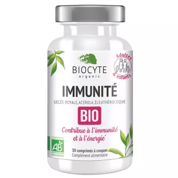 Biocyte Organics Immunité Bio 30 Comprimés