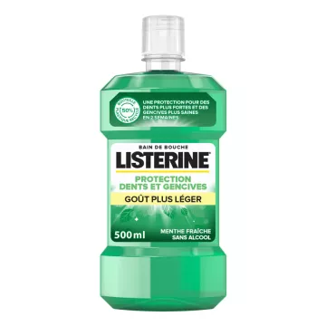 Listerine Protección de dientes y encías Sabor más ligero