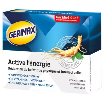 Gerimax Activa Energy Gingseng GGE 90 Tabletas