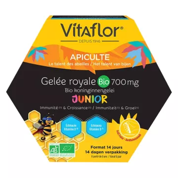 Vitaflor Apiculte Pappa Reale Biologica 700mg Junior 14 fiale