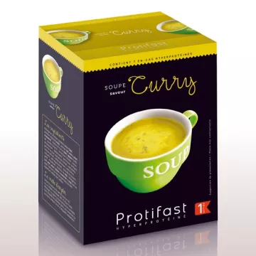 Protifast Curry Suppe 7 Beutel