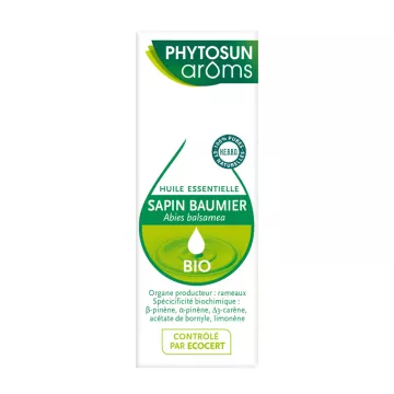 Phytosun Aroms Huile Essentielle Bio Sapin baumier Abies Balsamea Bio 10 ml