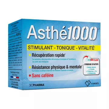 3C Pharma Asthé 1000 agotamiento físico y mental 10 sobres