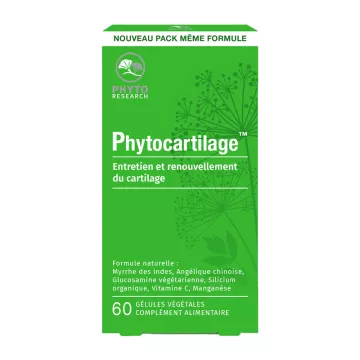 Phytocartilage Entretien et Renouvellement du Cartilage 60 Gélules PhytoResearch