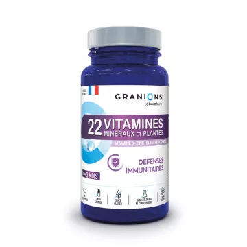 Granions 22 Vitamines Défenses Immunitaires 90 Comprimés