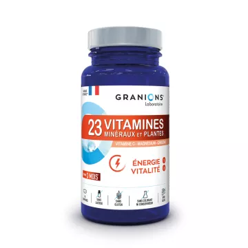 Granions 23 Vitaminas Energia e Vitalidade 90 Comprimidos