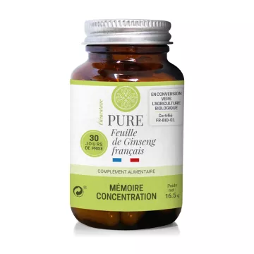 Jardins d'Occitanie Foglie di ginseng puro 60 capsule