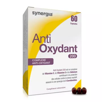 Synergia AntiOxydant 200 60 Cápsulas