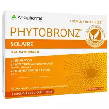 Arkopharma Phytobronz Solaire Peau Rayonnante 30 capsules