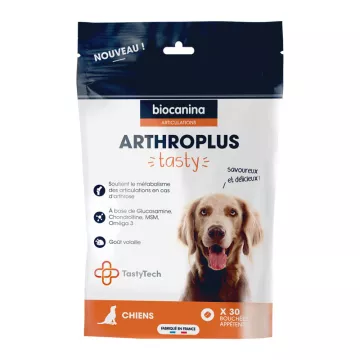 BIOCANINA Arthroplus tasty Arthrose Chien 30 croquettes