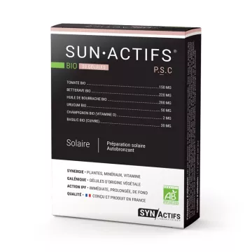 Солнцезащитный крем SUNActifs SUNGreen Bio 30 капсул SYNActives